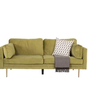 Boom - 3 sits soffa Sammet - Spring Green