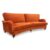 Howard Stockholm byggbar soffa – Aura 07 – Orange, 2-sits